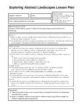 what is abstraction in lesson plan